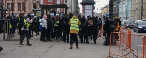 Списки задержанных в связи с акциями против войны с Украиной 8 марта 2022 года